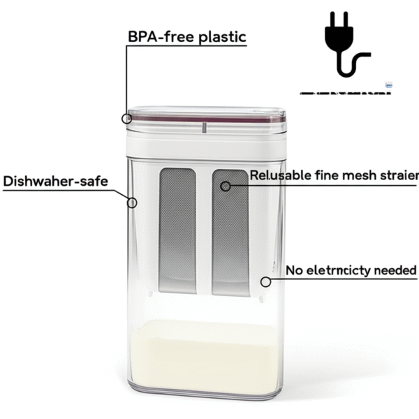 Multifunctional Yogurt Filter with Fine Mesh Strainer - Image 5